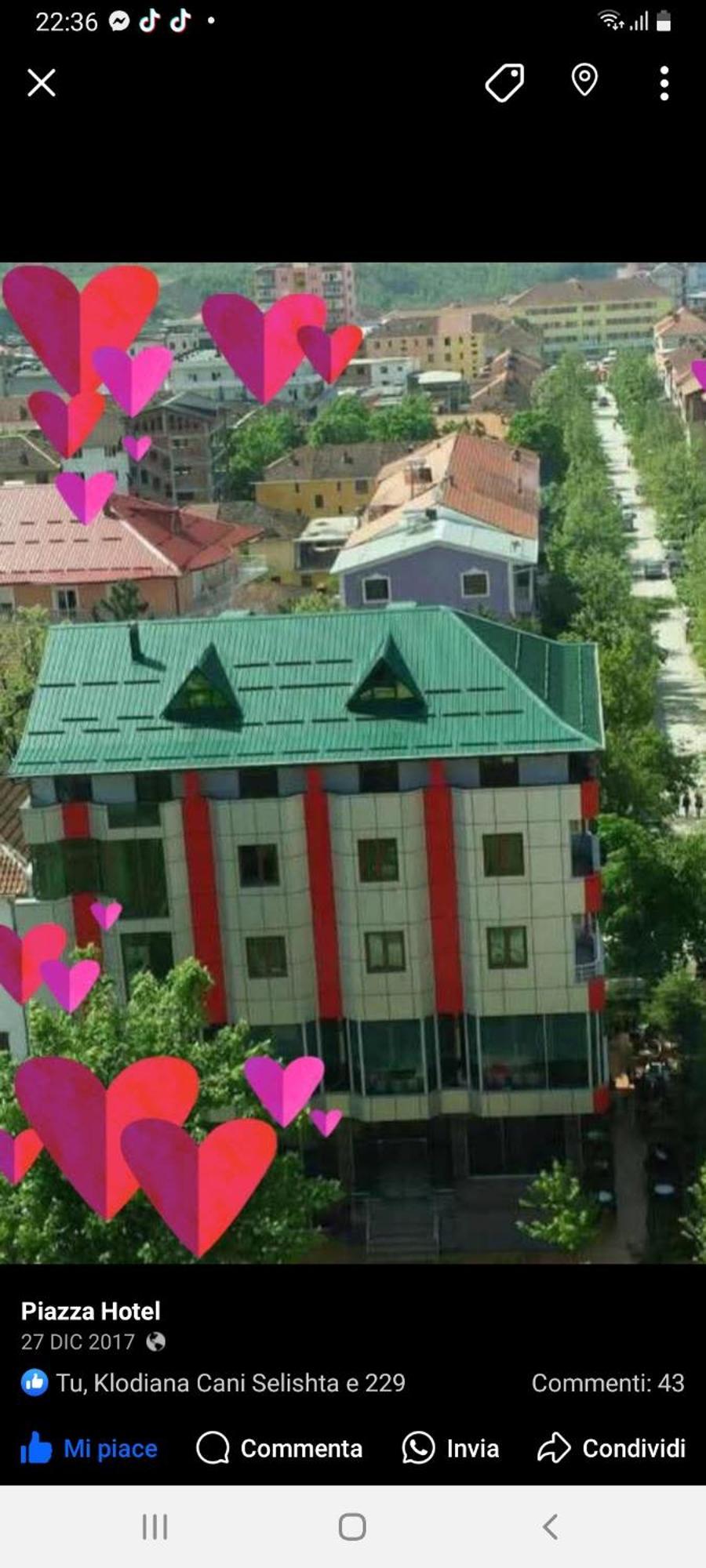 Hotel Piazza Peshkopi Экстерьер фото